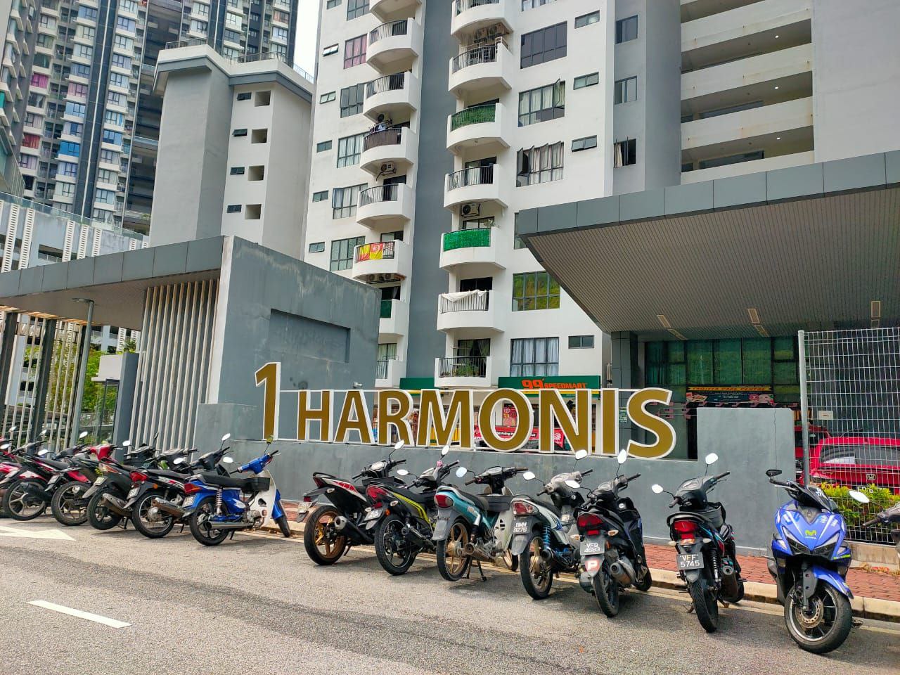 Condo 1 Harmonis, Besar, Selesa dan Low Density